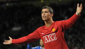 2008/09: Cristiano Ronaldo (Manchester United) mit 18 Treffern. Hinter Nicolas Anelka (FC Chelsea) mit 19 Treffern.