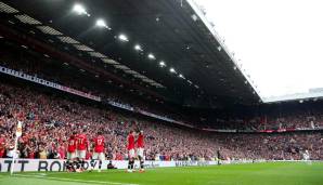 Platz 3: Old Trafford (Stadion von Manchester United) mit 1.200.000 Instagram-Hashtags