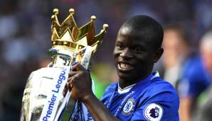 Nachdem Kante 2016 Leicester zum Meistertitel geführt hatte, wechselte er für 35,8 Millionen Euro zu Chelsea und feierte seine ganz persönliche Titelverteidigung. Teil der Champions-League-Sieger-Mannschaft von 2021.