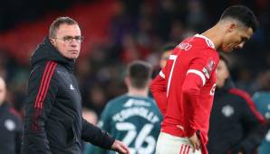 Trainer Ralf Rangnick von Manchester United hat das Fehlen von Superstar Cristiano Ronaldo in der in der Startelf gegen Burnley (1:1) begründet.