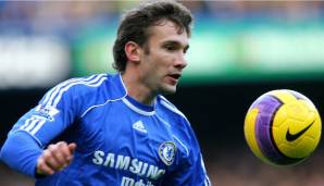 Platz 13: ANDRIY SHEVCHENKO | 43,88 Millionen Euro | AC Milan | 2006 | Auch diese Chelsea-Verpflichtung zahlte sich nicht wie erhofft aus. Der Ukrainer hatte sich während seiner erfolgreichen Zeit bei Milan als einer der weltbesten Stürmer etabliert.