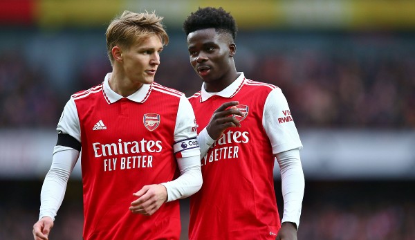 Arsenal's dream duo: Martin Odegaard and Bukayo Saka have been in top form for months.