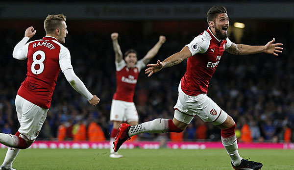 Der FC Arsenal gewann zum Premier-League-Auftakt spektakulär