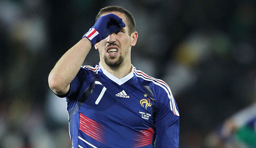 Franck Ribery erzielte in 48 Länderspielen sieben Treffer für Frankreich