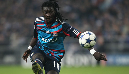 Bafetimbi Gomis erzielte den 1:2-Anschlusstreffer für Olympique Lyon