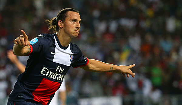 Zlatan Ibrahimovic wechselte im Sommer vom AC Milan zu Paris Saint-Germain