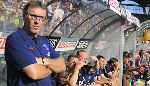 Niederlage beim Debüt: Ex-Nationalcoach Laurent Blanc verlor mit PSG bei Sturm Graz