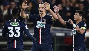 Zlatan ist der Größte: Der Schwede schoss Gegner St. Etienne fast im Alleingang ab