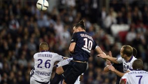 Zlatan Ibrahimovic traf gegen Toulouse doppelt ins Tor
