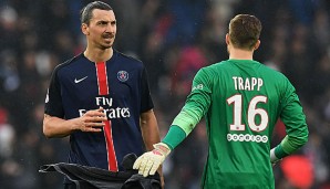 Zlatan Ibrahimovic trieb seine Scherze wohl auch mit Kevin Trapp