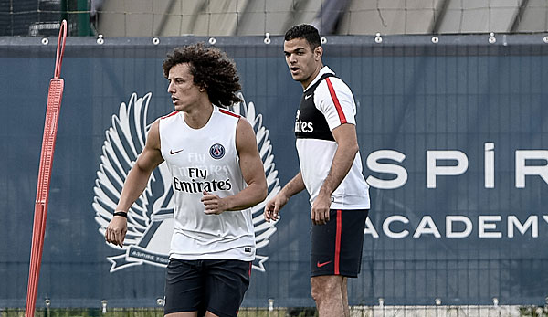 David Luiz und Hatem Ben Arfa scheinen sich auf und neben dem Platz gut zu verstehen