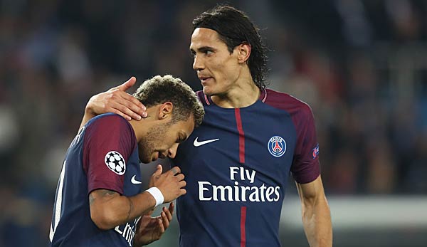 Seit dem Sommer sind Neymar und Edinson Cavani Teamkollegen bei Paris St.-Germain