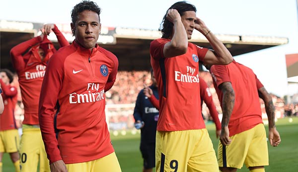 Zwischen Neymar und Cavani soll es Streitereien um Standardsituationen gegeben haben