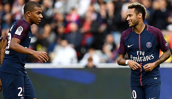 Neymar und Mbappe spielen für PSG