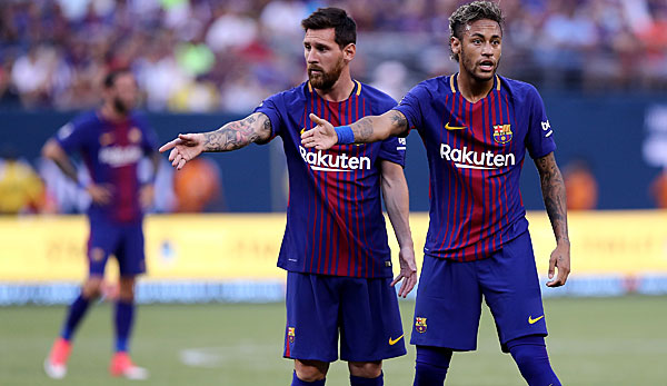 Messi und Neymar spielten gemeinsam beim FC Barcelona.