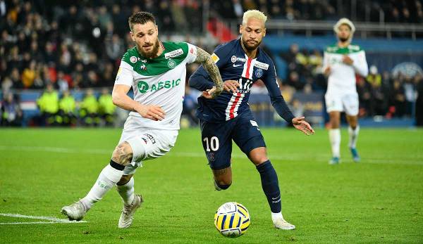 Drei der jüngsten vier Partien zwischen PSG und St. Etienne verlor die AS mit mindestens vier Toren.