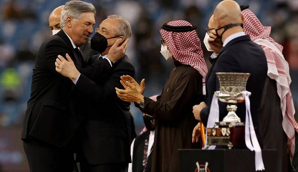 Spanischer Supercup in Saudi-Arabien: Florentino Perez und Co. tun alles für das Geld.
