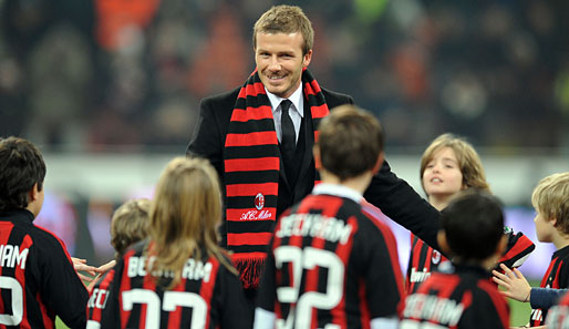 David Beckham debütiert gegen den Hamburger SV in Dubai