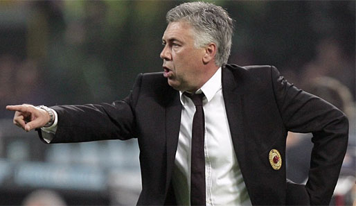 Verspürt Gegenwind von der Vereinsführung: Milan-Trainer Carlo Ancelotti