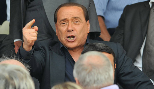 Der Patron: Silvio Berlusconi ist seit 1986 Besitzer des AC Milan