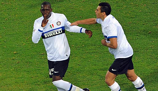 Mario Balotelli spielt seit 2007 bei Inter Mailand
