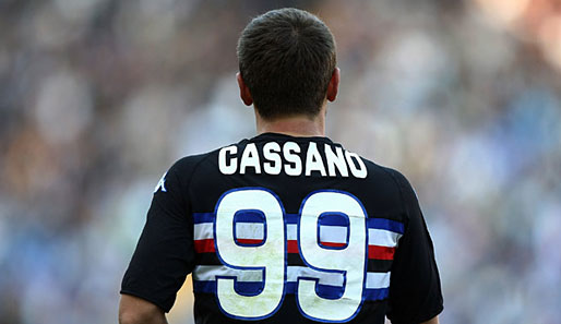 Geläutert und in bestechender Form: Antonio Cassano, Sampdorias Offensivgenie