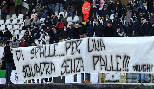 Die Fans von Juventus Turin dürfen nicht zu Inter Mailand