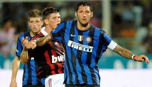 Wieder verletzt: Marco Materazzi von Inter Mailand