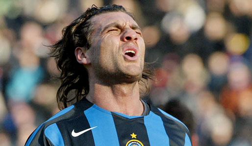Christian Vieri lief von 2000 bis 2005 für Inter Mailand auf