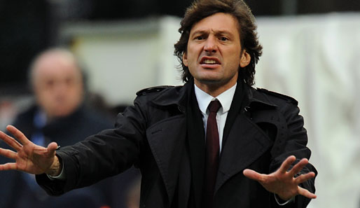 Leonardo übernahm das Traineramt bei Milan zu Beginn der laufenden Saison