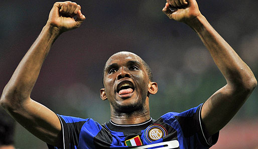 Samuel Eto'o spielt seit 2009 bei Inter Mailand