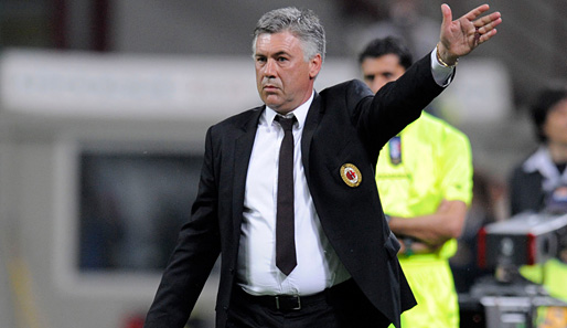 Carlo Ancelotti war Trainer beim AC Milan von 2001 bis 2009