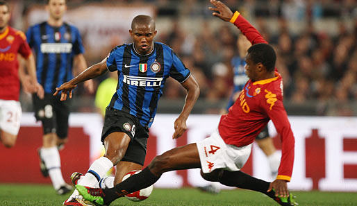 Beim letzten Aufeinandertreffen im März gewann die Roma gegen Inter 2:1