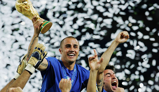 Fabio Cannavaro feierte 2006 mit dem Gewinn der WM seinen größten Erfolg