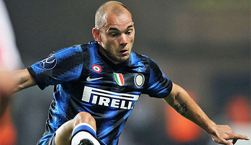 Wesley Sneijder wechselte 2009 von Real Madrid zu Inter Mailand