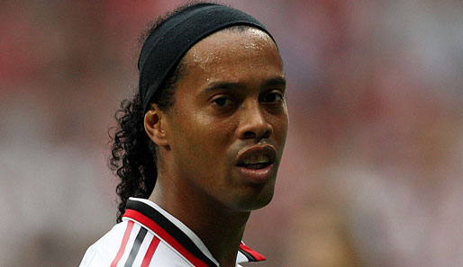 Ronaldinho spielt seit 2008 beim AC Mailand