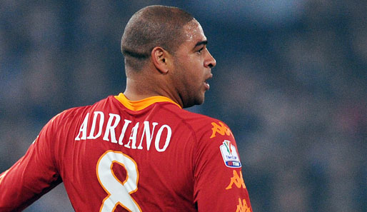 Der AS Rom beabsichtigt den Vertrag mit Stürmer Adriano auflösen