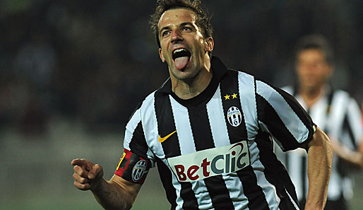 Alessandro Del Piero bleibt ein weiteres Jahr bei Juventus Turin