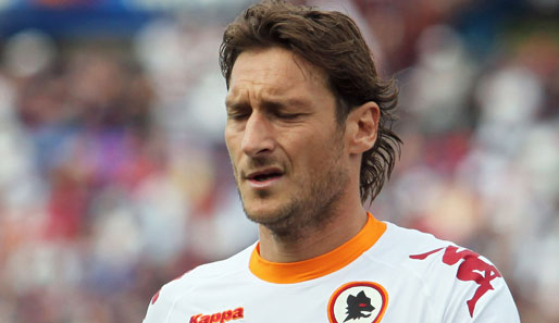 Kapitän Francesco Totti belegte abgelaufene Serie-A-Saison mit der AS Roma den sechsten Platz