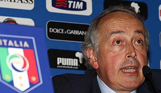 FIGC-Verbands-Boss Giancarlo Abete kritisierte die Haltung der Spieler