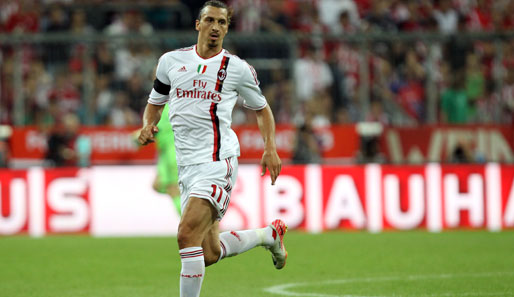 Zlatan Ibrahimovic droht nach einer Sprunggelenksverletzung Cagliari Calcio auszufallen