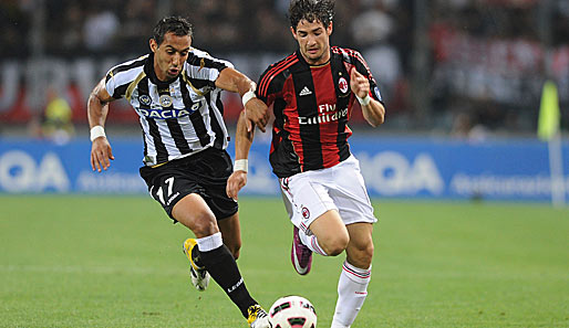 Das letzte Aufeinandertreffen von Milan und Udine Calcio ging torlos aus