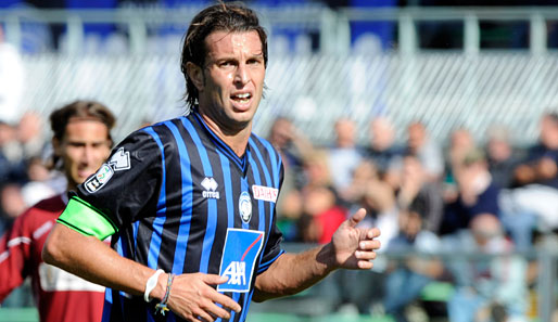Bergamo-Kapitän Cristiano Doni wurde im Juli wegen der Beteiligung am Wettskandal festgenommen