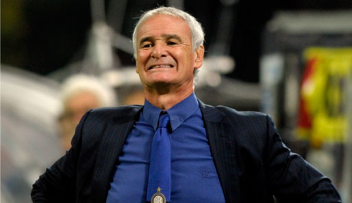 Inter-Trainer Claudio Ranieri wurde beim Spiel gegen SSC Neapel auf die Tribüne geschickt