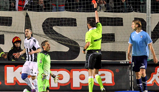 Der endgültige Knockout für Lazio: Die Rote Karte für Torhüter Albano Bizzarri