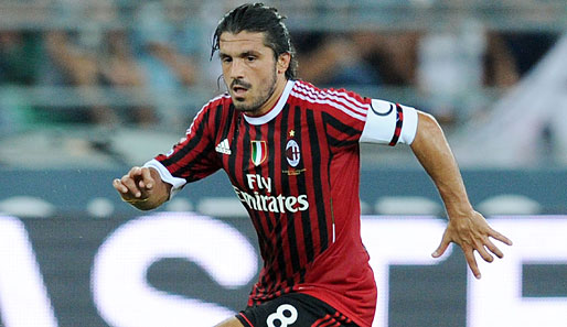 Nach vier Monaten Pause stand Gennaro Gattuso erstmals wieder für den AC Milan auf dem Platz