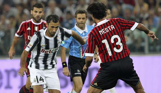 In der Serie-A-Vorrunde gewann Juventus gegen Milan mit 2:0