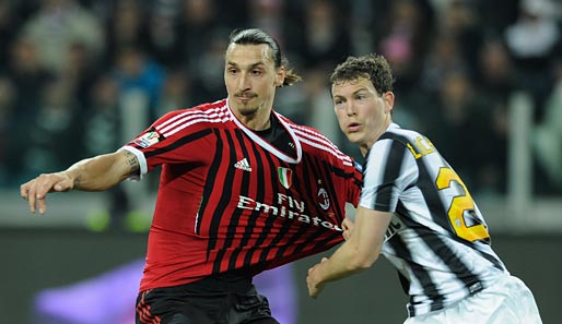 Der AC Milan und Juventus Turin kämpfen in der Serie A um die Meisterschaft