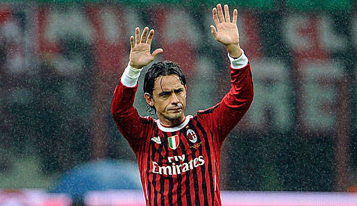 Elf Jahre spielte Filippo Inzaghi insgesamt für den AC Milan