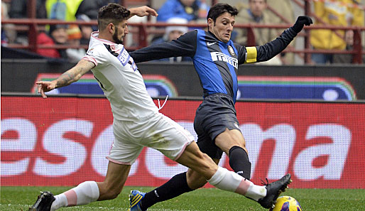 Inter-Ikone Javier Zanetti spielt seit 1995 in Mailand und war fast nie verletzt